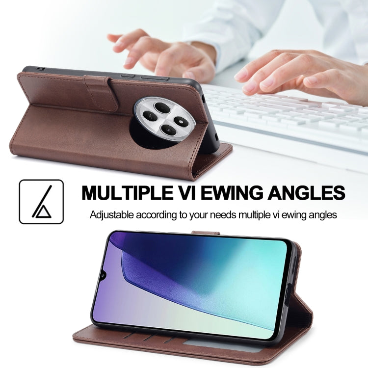 For Redmi A4 5G LC.IMEEKE Calf Texture Leather Phone Case