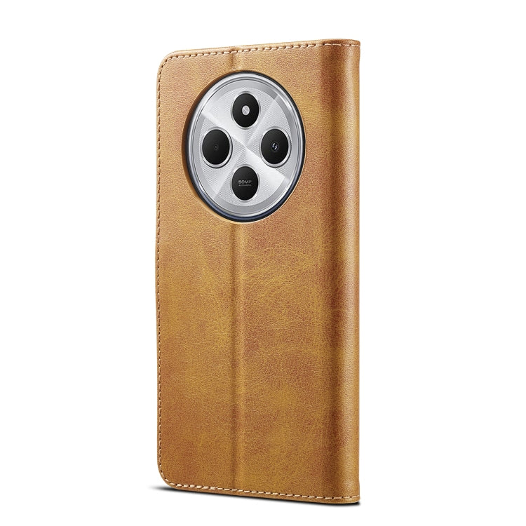 For Redmi A4 5G LC.IMEEKE Calf Texture Leather Phone Case
