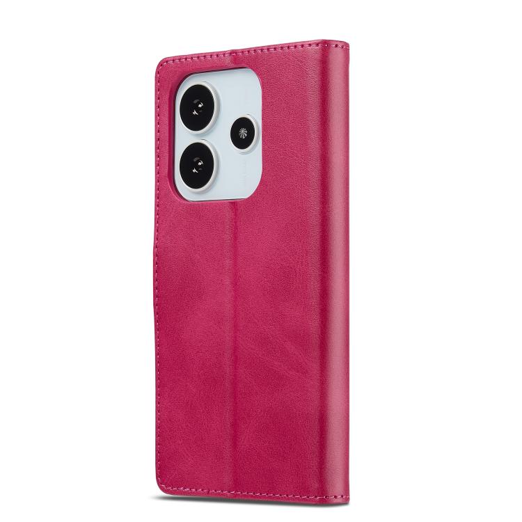 For Redmi Note 14 4G 164.84mm LC.IMEEKE Calf Texture Leather Phone Case
