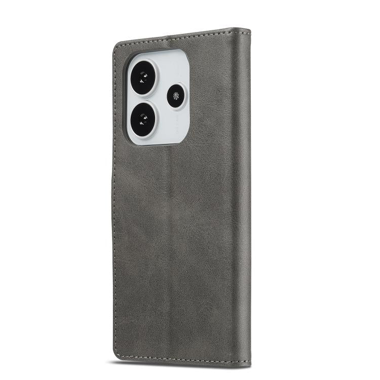 For Redmi Note 14 4G 164.84mm LC.IMEEKE Calf Texture Leather Phone Case
