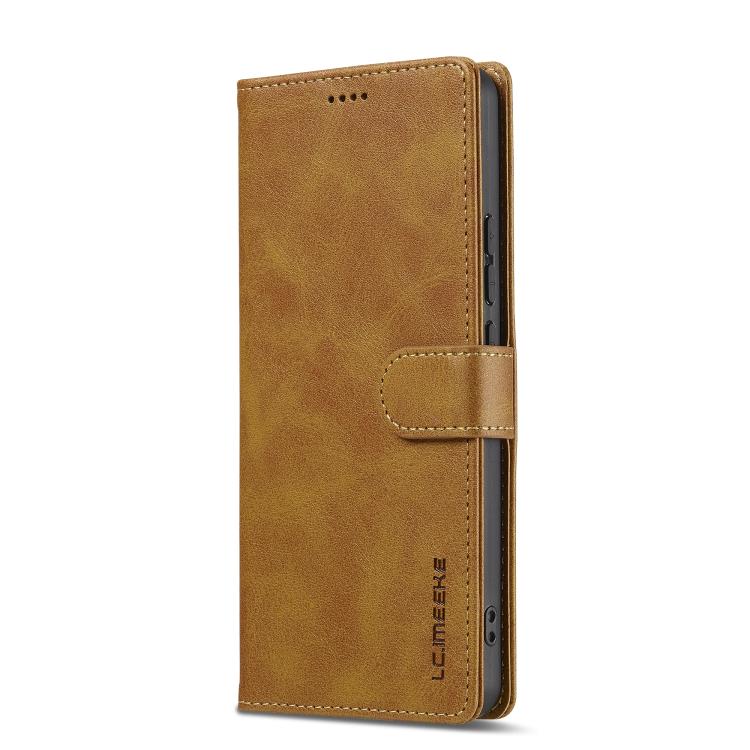For Redmi Note 14 4G 164.84mm LC.IMEEKE Calf Texture Leather Phone Case