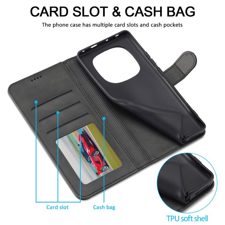 For Redmi Note 14 Pro 4G LC.IMEEKE Calf Texture Leather Phone Case