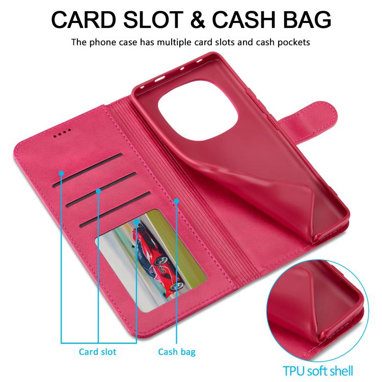 For Redmi Note 14 Pro 4G LC.IMEEKE Calf Texture Leather Phone Case