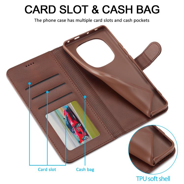 For Redmi Note 14 Pro 4G LC.IMEEKE Calf Texture Leather Phone Case