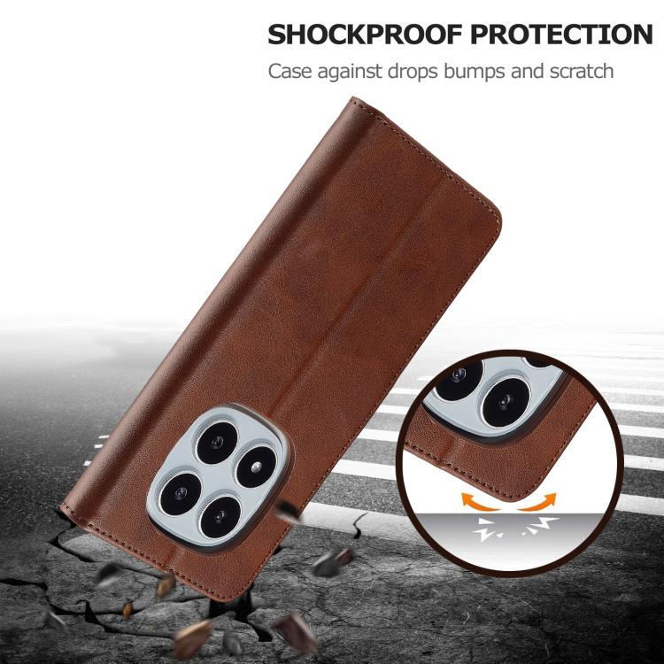 For Redmi Note 14 Pro 4G LC.IMEEKE Calf Texture Leather Phone Case