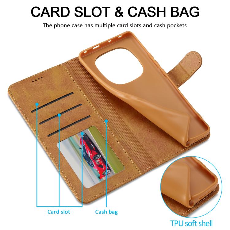 For Redmi Note 14 Pro 4G LC.IMEEKE Calf Texture Leather Phone Case