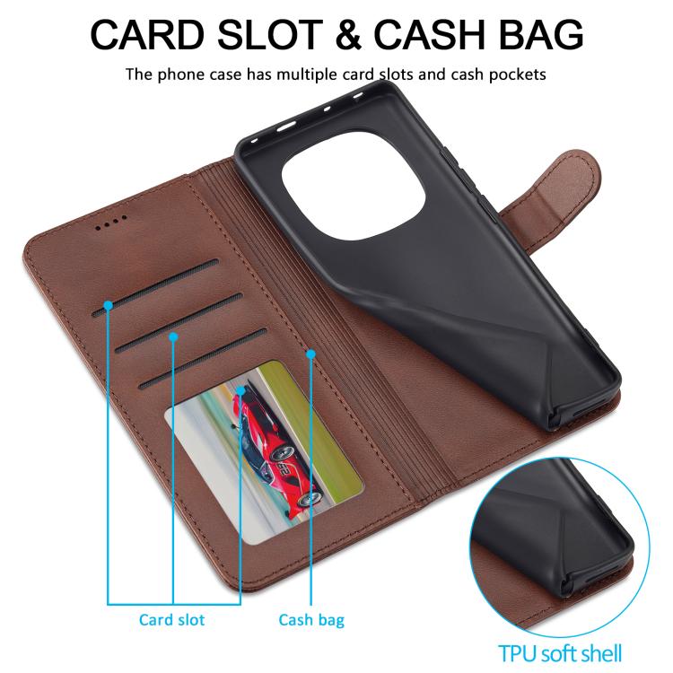 For Redmi Note 15 Pro+ 5G Global 163.3mm LC.IMEEKE Calf Texture Leather Phone Case