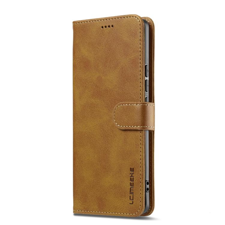 For Redmi Note 15 Pro+ 5G Global 163.3mm LC.IMEEKE Calf Texture Leather Phone Case