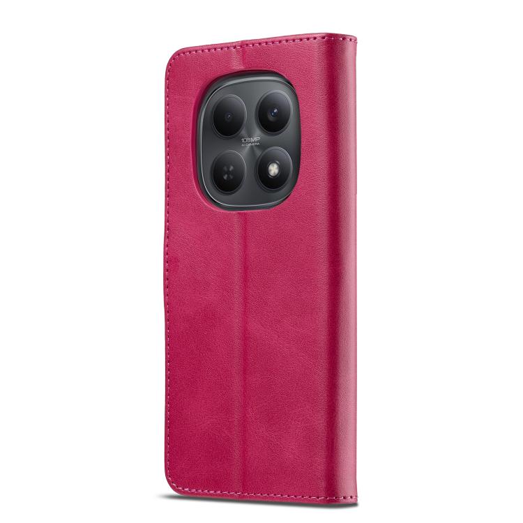 For Redmi Note 15 Pro 5G Global 163.6mm LC.IMEEKE Calf Texture Leather Phone Case
