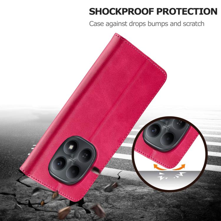 For Redmi Note 15 Pro 5G Global 163.6mm LC.IMEEKE Calf Texture Leather Phone Case
