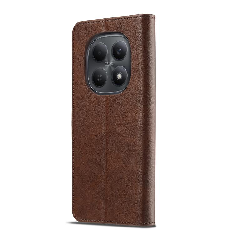 For Redmi Note 15 Pro 5G Global 163.6mm LC.IMEEKE Calf Texture Leather Phone Case