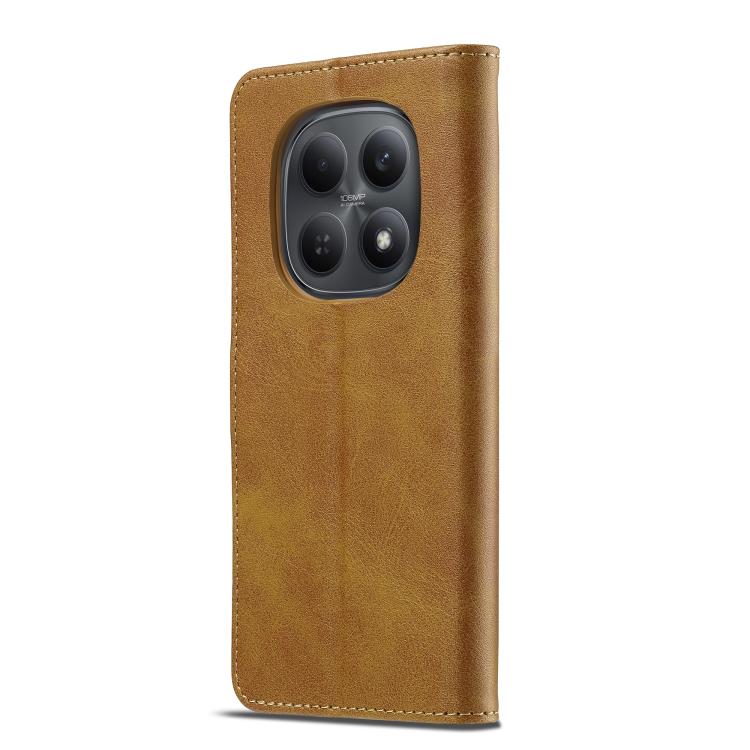 For Redmi Note 15 Pro 5G Global 163.6mm LC.IMEEKE Calf Texture Leather Phone Case