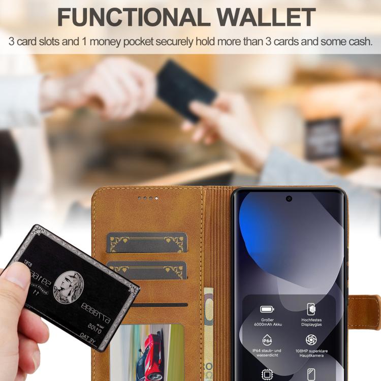 For Redmi Note 15 Pro 5G Global 163.6mm LC.IMEEKE Calf Texture Leather Phone Case
