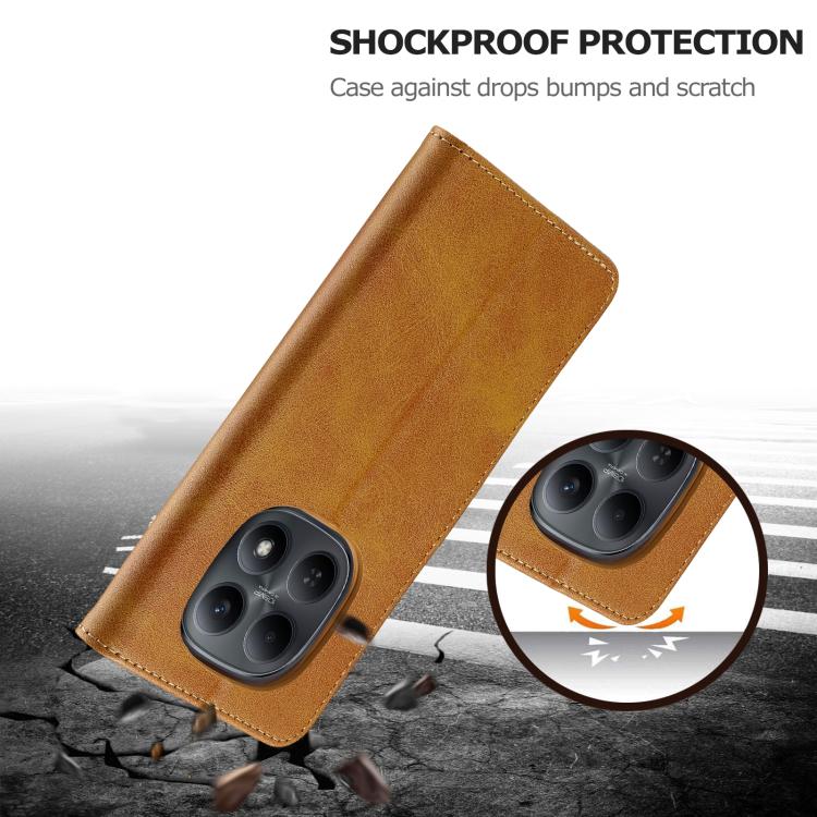For Redmi Note 15 Pro 5G Global 163.6mm LC.IMEEKE Calf Texture Leather Phone Case