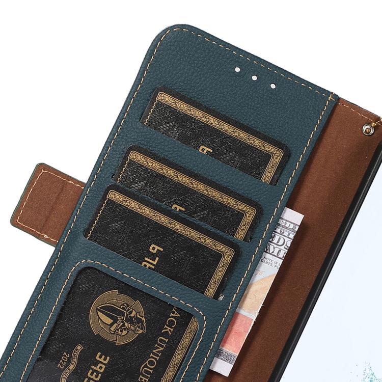For Redmi Turbo 4 Side-Magnetic TJ Genuine Leather RFID Phone Case