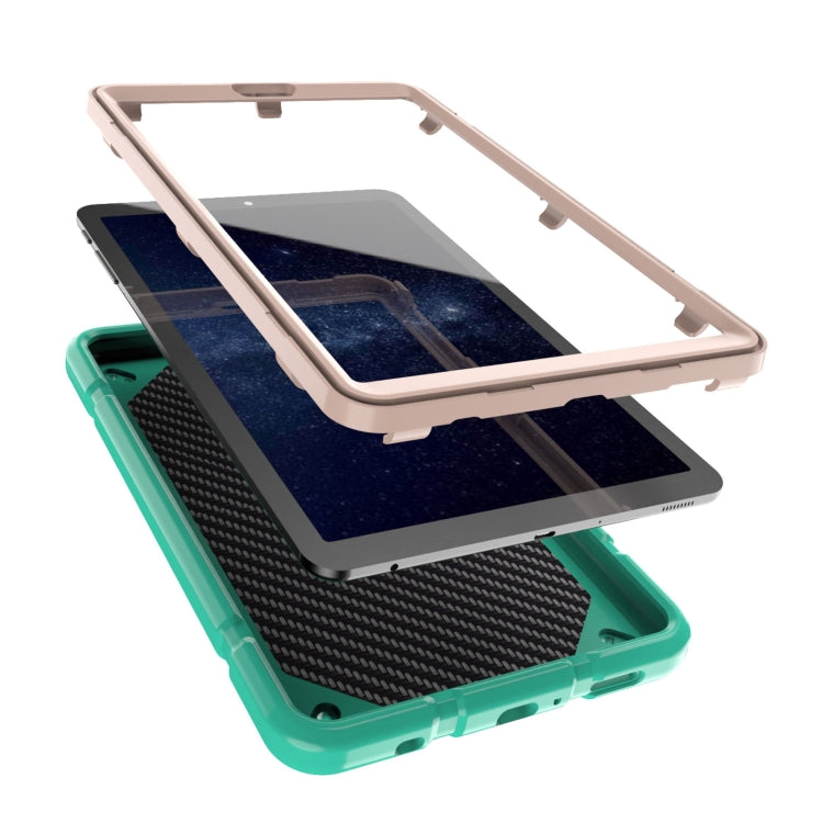 For Samsung Galaxy Tab A7 Lite Armor Holder Silicone Hybrid PC Tablet Case