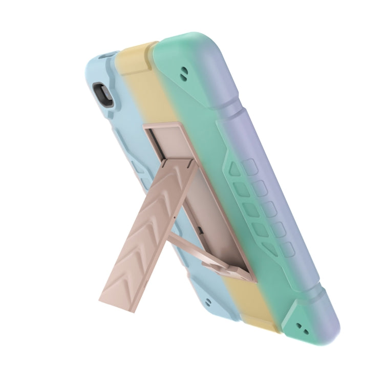 For Samsung Galaxy Tab A7 Lite Armor Holder Silicone Hybrid PC Tablet Case