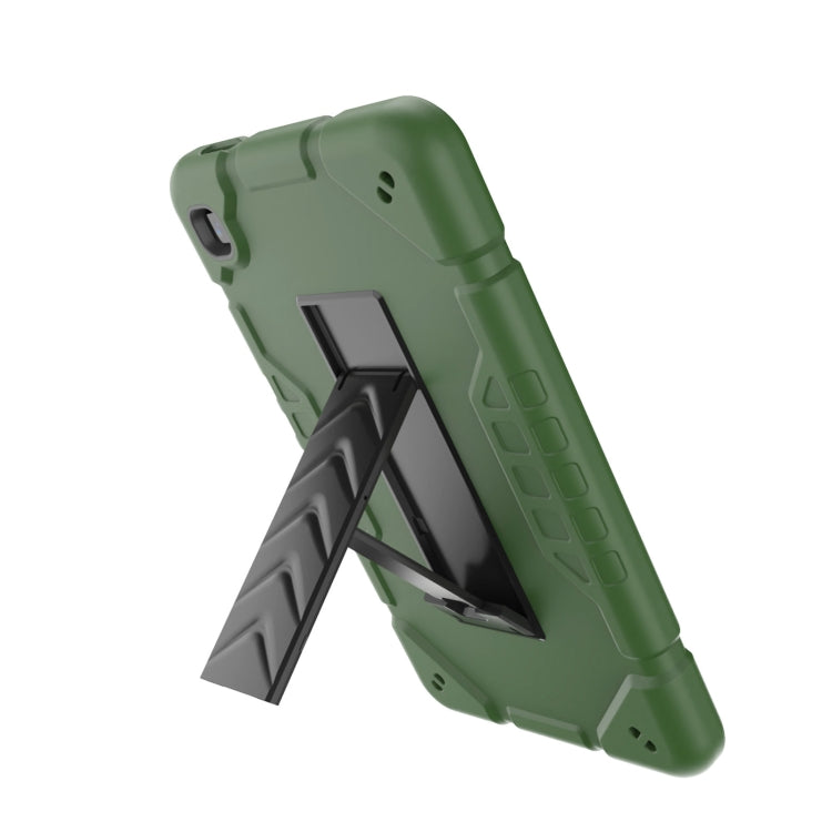 For Samsung Galaxy Tab A7 Lite Armor Holder Silicone Hybrid PC Tablet Case
