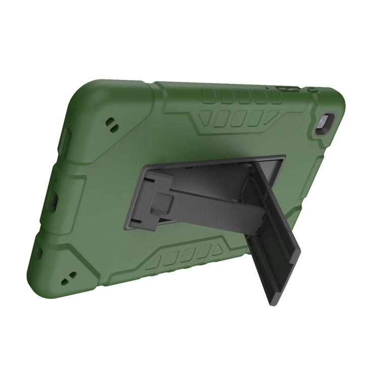 For Samsung Galaxy Tab A7 Lite Armor Holder Silicone Hybrid PC Tablet Case