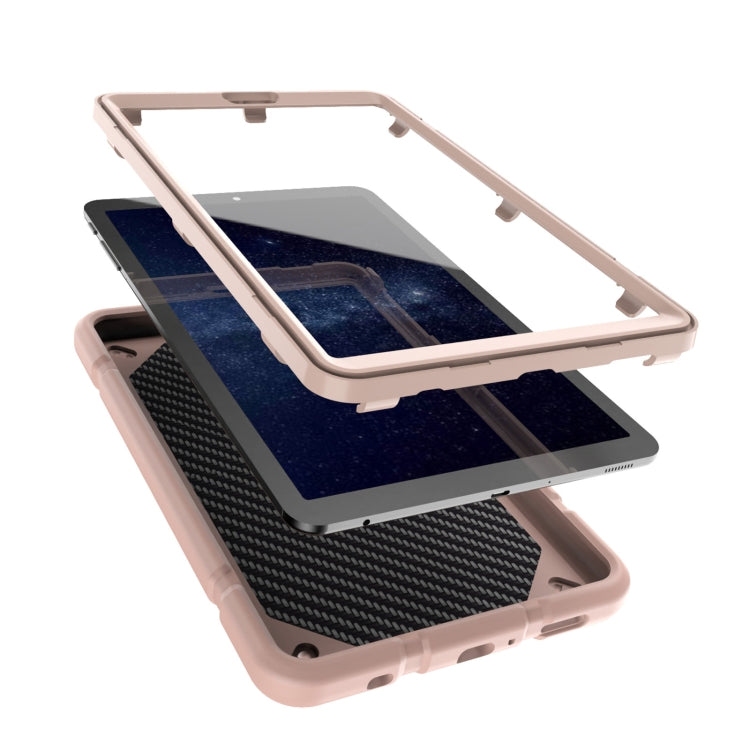For Samsung Galaxy Tab A7 Lite Armor Holder Silicone Hybrid PC Tablet Case