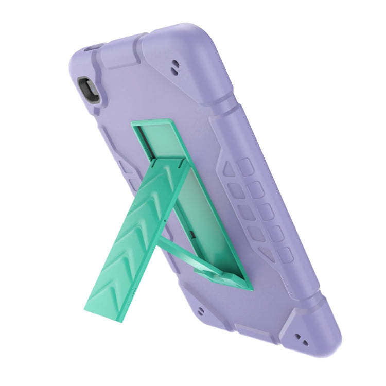 For Samsung Galaxy Tab A7 Lite Armor Holder Silicone Hybrid PC Tablet Case