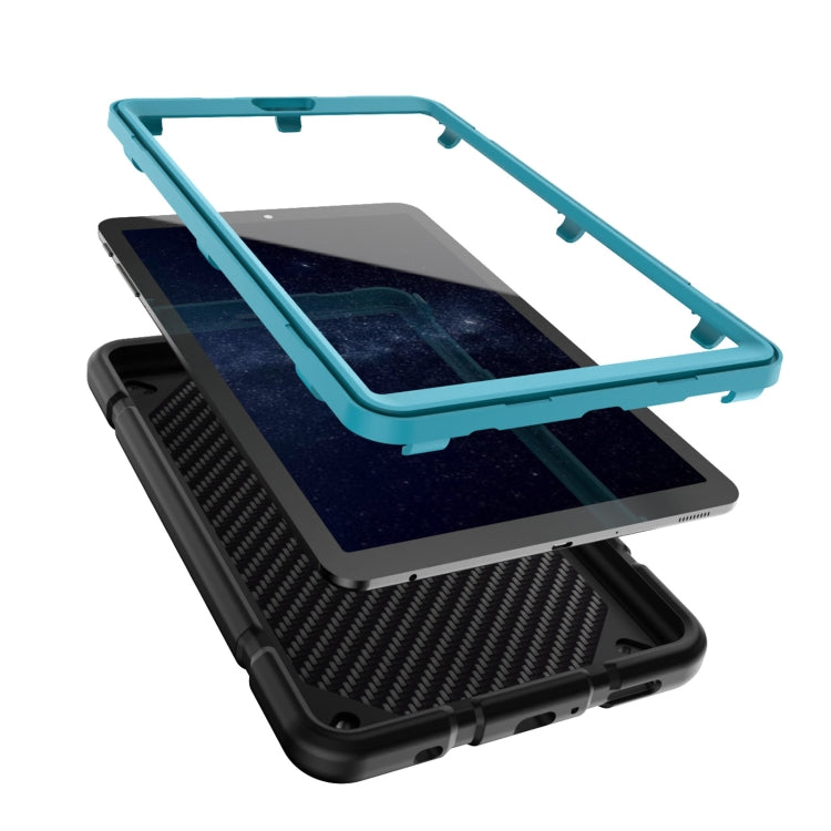 For Samsung Galaxy Tab A7 Lite Armor Holder Silicone Hybrid PC Tablet Case
