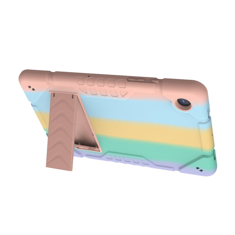 For Samsung Galaxy Tab A8 Armor Holder Silicone Hybrid PC Tablet Case