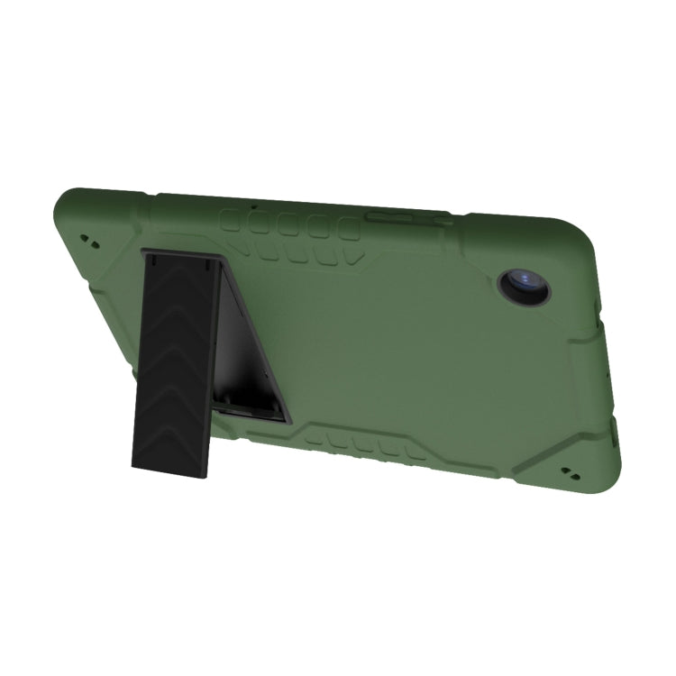 For Samsung Galaxy Tab A8 Armor Holder Silicone Hybrid PC Tablet Case