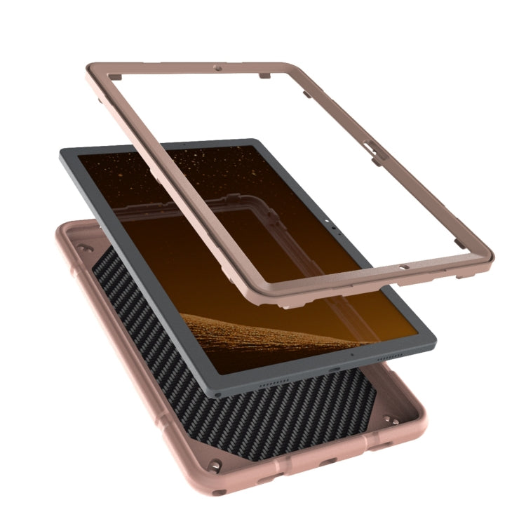 For Samsung Galaxy Tab A8 Armor Holder Silicone Hybrid PC Tablet Case