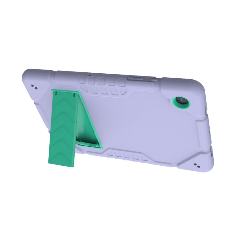 For Samsung Galaxy Tab A8 Armor Holder Silicone Hybrid PC Tablet Case