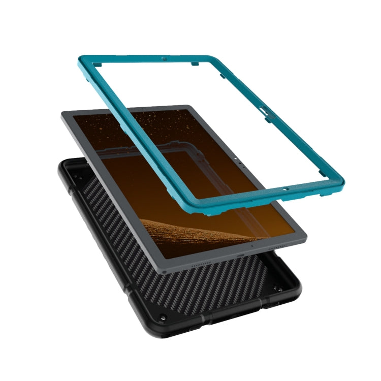 For Samsung Galaxy Tab A8 Armor Holder Silicone Hybrid PC Tablet Case