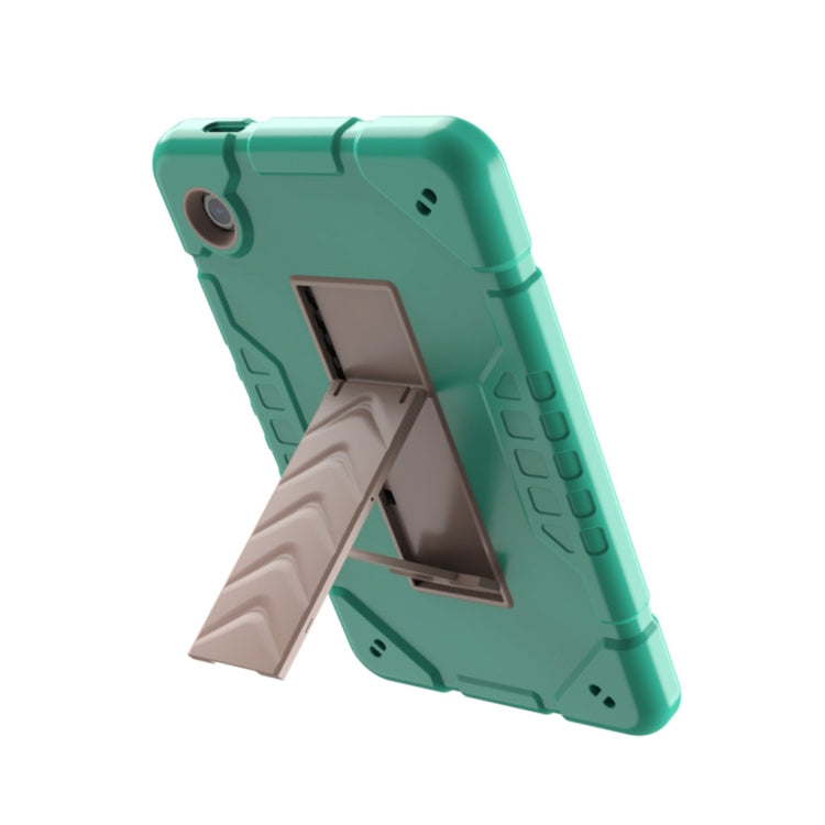 For Samsung Galaxy Tab A11 / A9 Armor Holder Silicone Hybrid PC Tablet Case