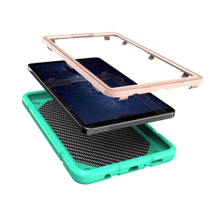 For Samsung Galaxy Tab A11 / A9 Armor Holder Silicone Hybrid PC Tablet Case