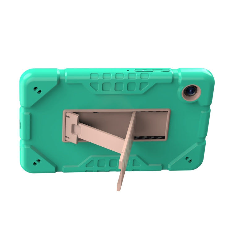 For Samsung Galaxy Tab A11 / A9 Armor Holder Silicone Hybrid PC Tablet Case