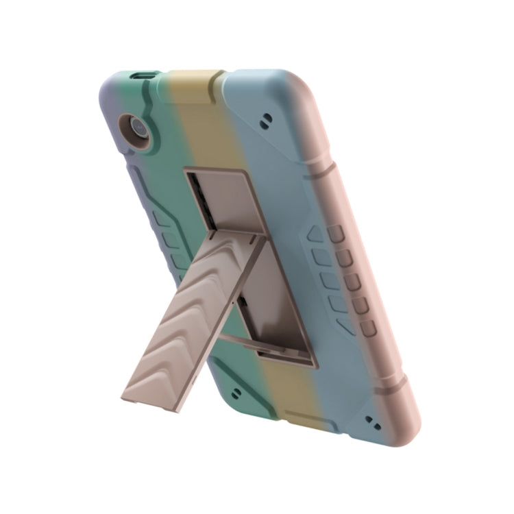 For Samsung Galaxy Tab A11 / A9 Armor Holder Silicone Hybrid PC Tablet Case