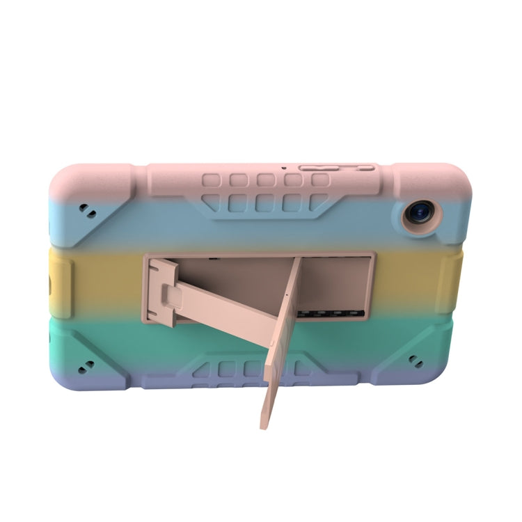 For Samsung Galaxy Tab A11 / A9 Armor Holder Silicone Hybrid PC Tablet Case