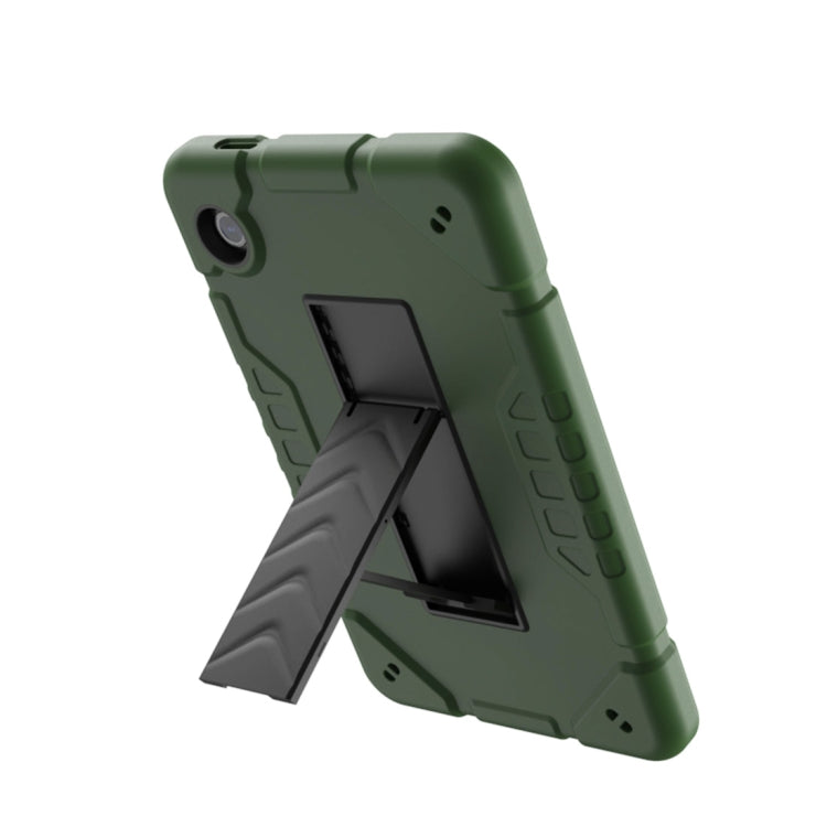 For Samsung Galaxy Tab A11 / A9 Armor Holder Silicone Hybrid PC Tablet Case