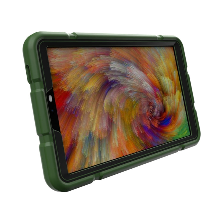 For Samsung Galaxy Tab A11 / A9 Armor Holder Silicone Hybrid PC Tablet Case