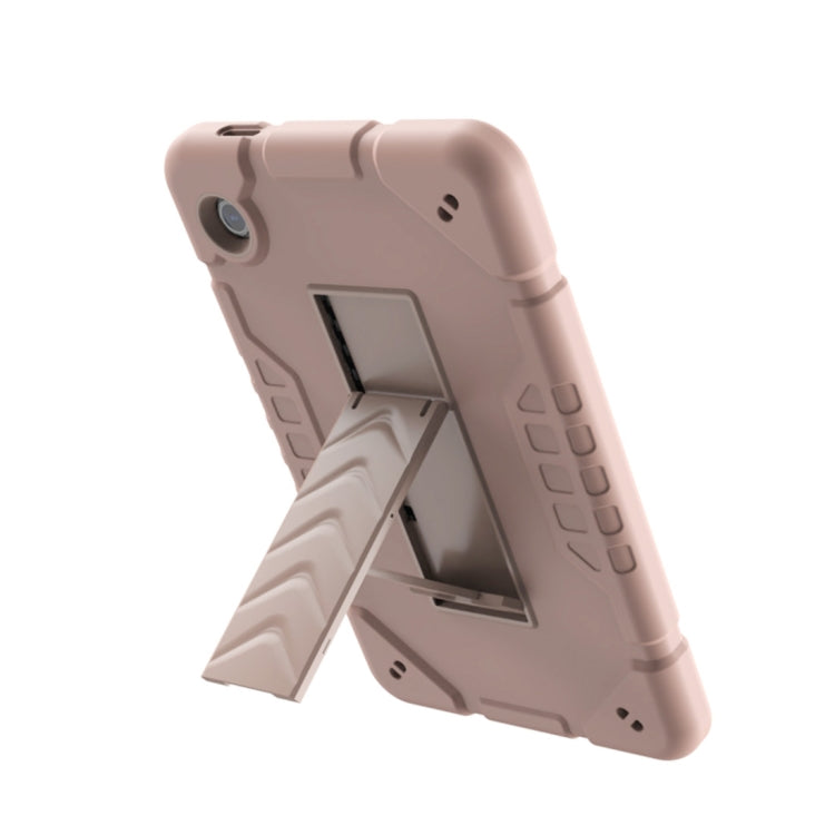 For Samsung Galaxy Tab A11 / A9 Armor Holder Silicone Hybrid PC Tablet Case