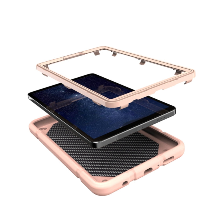 For Samsung Galaxy Tab A11 / A9 Armor Holder Silicone Hybrid PC Tablet Case