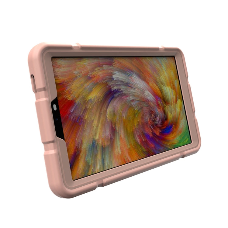 For Samsung Galaxy Tab A11 / A9 Armor Holder Silicone Hybrid PC Tablet Case
