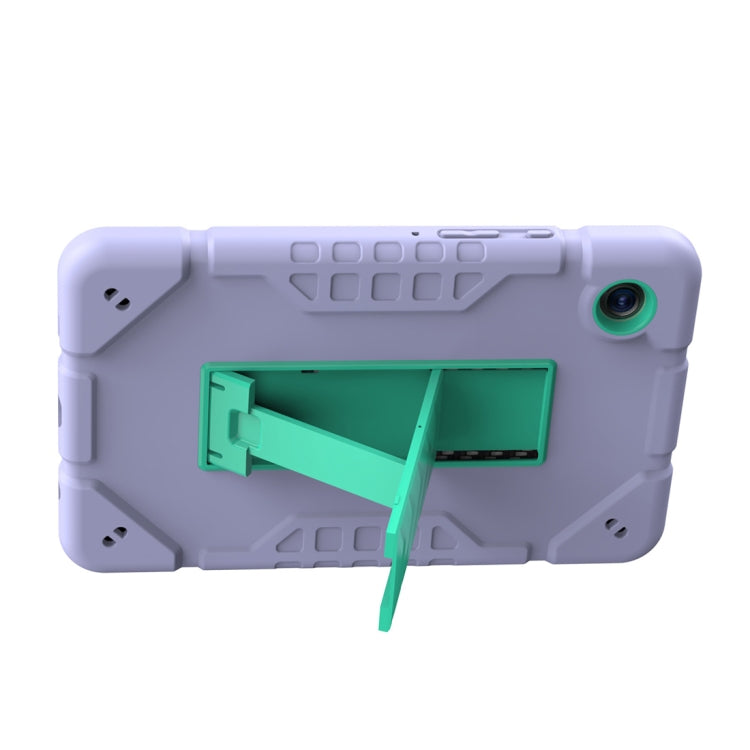 For Samsung Galaxy Tab A11 / A9 Armor Holder Silicone Hybrid PC Tablet Case
