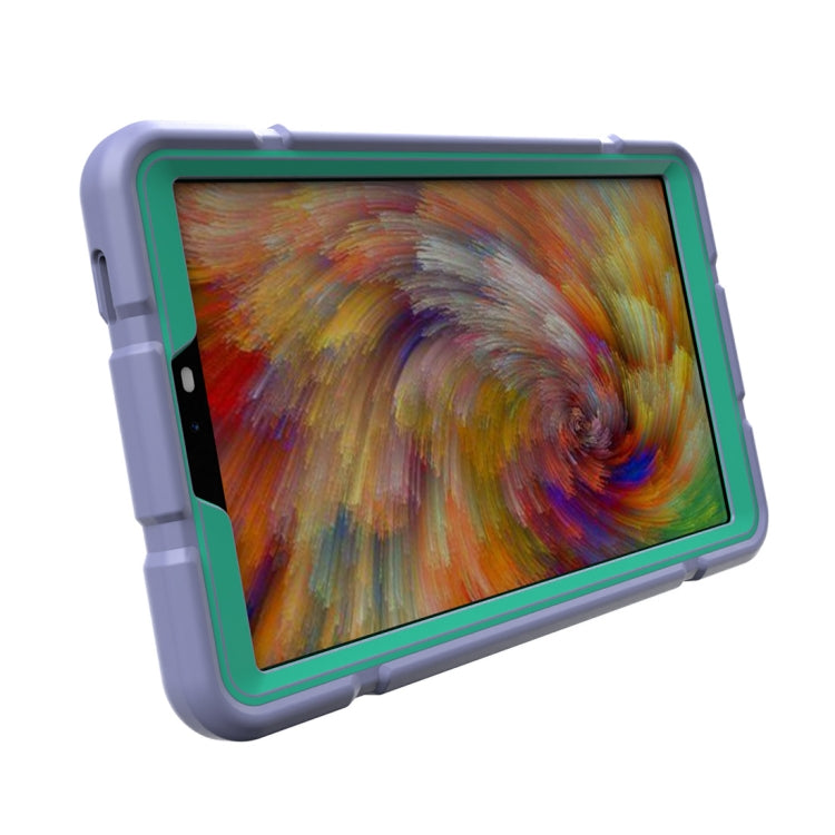For Samsung Galaxy Tab A11 / A9 Armor Holder Silicone Hybrid PC Tablet Case