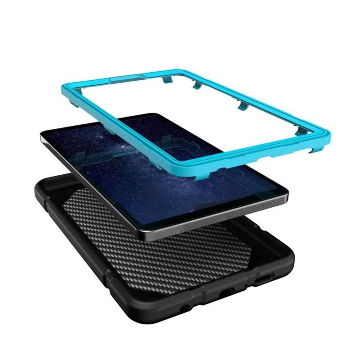 For Samsung Galaxy Tab A11 / A9 Armor Holder Silicone Hybrid PC Tablet Case