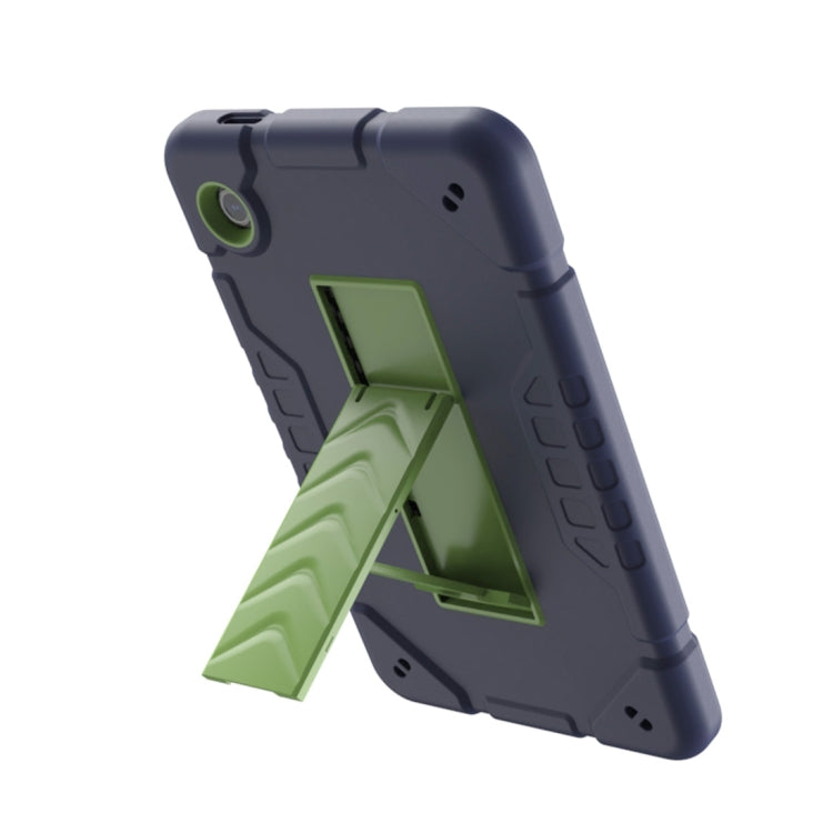 For Samsung Galaxy Tab A11 / A9 Armor Holder Silicone Hybrid PC Tablet Case