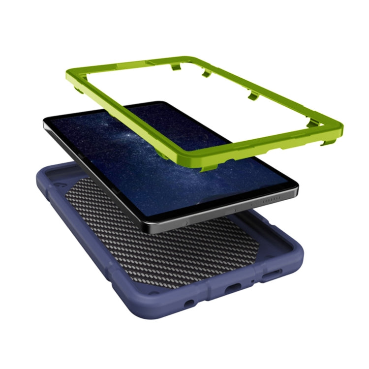 For Samsung Galaxy Tab A11 / A9 Armor Holder Silicone Hybrid PC Tablet Case