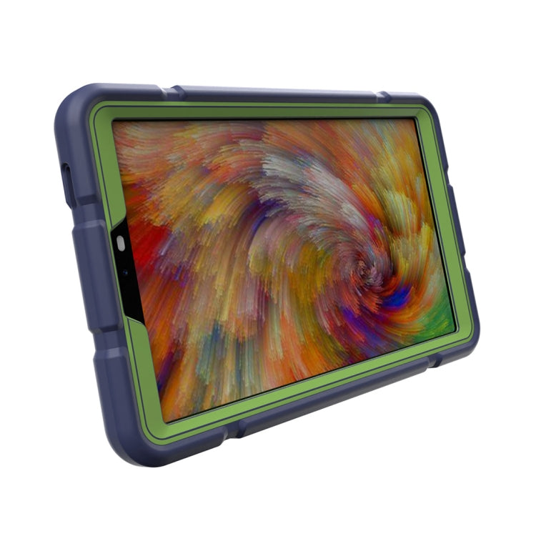 For Samsung Galaxy Tab A11 / A9 Armor Holder Silicone Hybrid PC Tablet Case