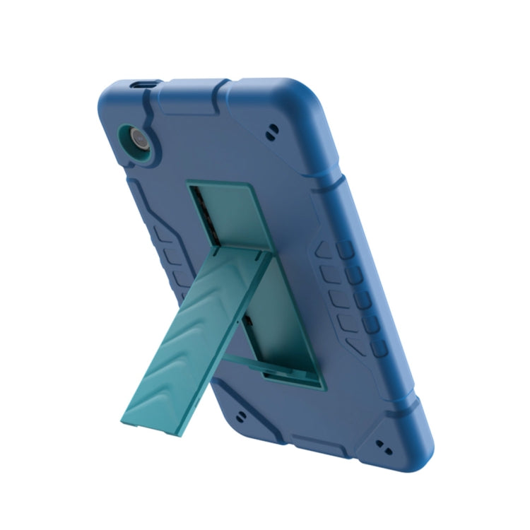 For Samsung Galaxy Tab A11 / A9 Armor Holder Silicone Hybrid PC Tablet Case