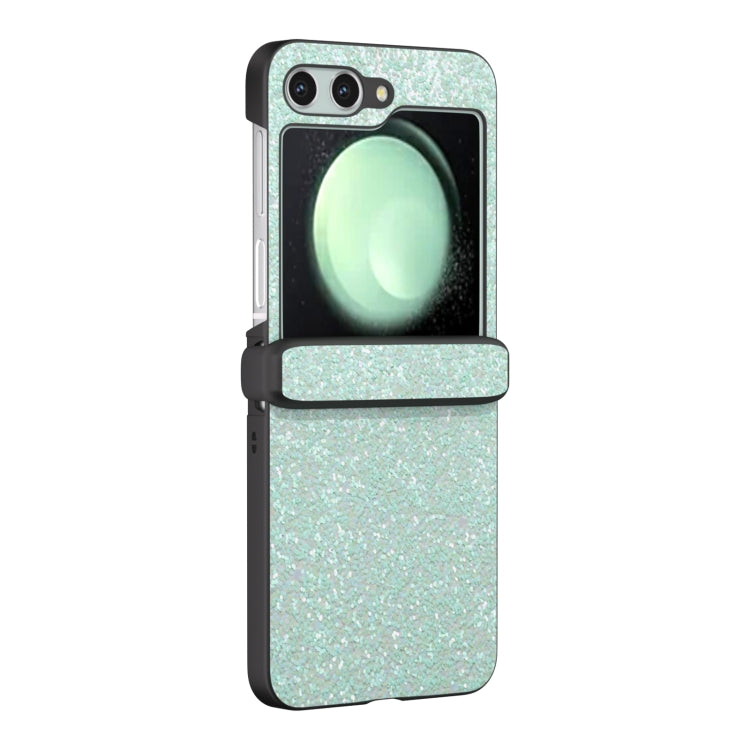 For Samsung Galaxy Z Flip6 / Flip7 FE Three Parts Colorful Glitter Powder Shockproof Phone Case