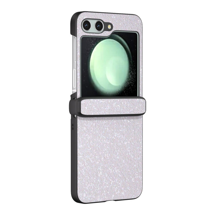 For Samsung Galaxy Z Flip6 / Flip7 FE Three Parts Colorful Glitter Powder Shockproof Phone Case